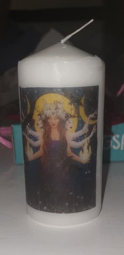 Tripple Goddess Candle