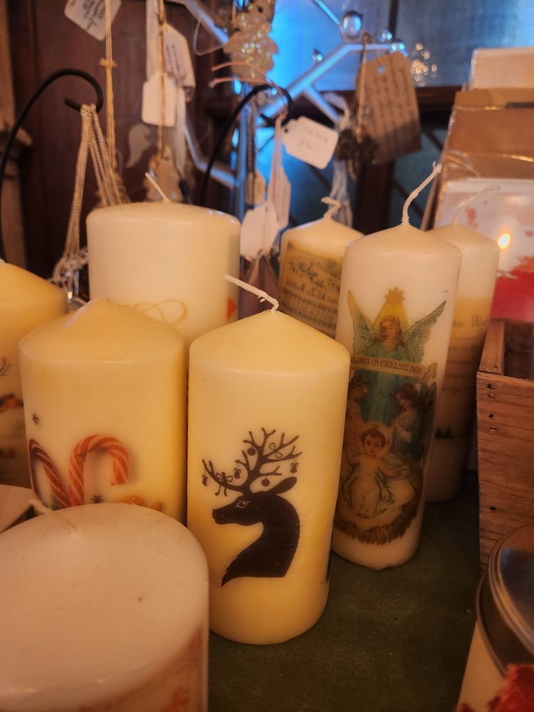 Christmas Candles are Now on sale at Town Hall 