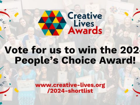 We've been shortlisted for the Creative Lives Awards 2024!