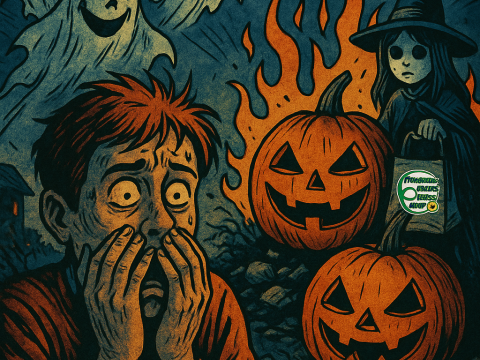 Samhainophobia is the extreme fear of Halloween, which can be triggered by things associated with the holiday such as ghosts, pumpkins, and costumes. This specific phobia is characterized by intense anxiety and panic that can lead to physical symptoms like sweating or shortness of breath. It can stem from a past traumatic experience related to Halloween and can be managed through therapy and other coping mechanisms